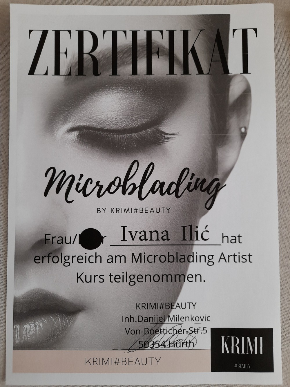 Zertifikat